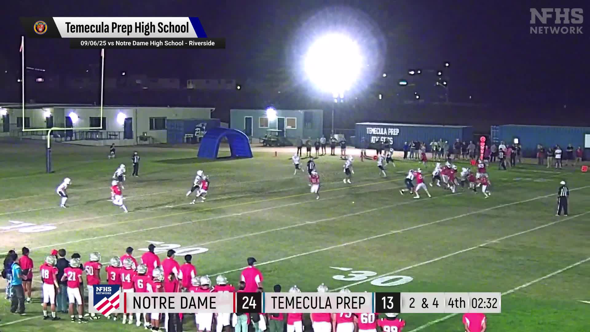 Christopher Ramirez Game Report: vs Temecula Prep