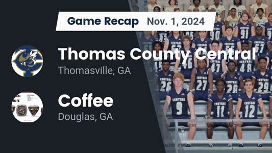 Football Recap: Coffee Falls Short Against Ranked Thomas County 