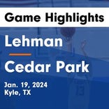 Lehman vs. Cedar Park