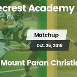 Football Game Recap: Pinecrest Academy vs. Mount Paran Christian
