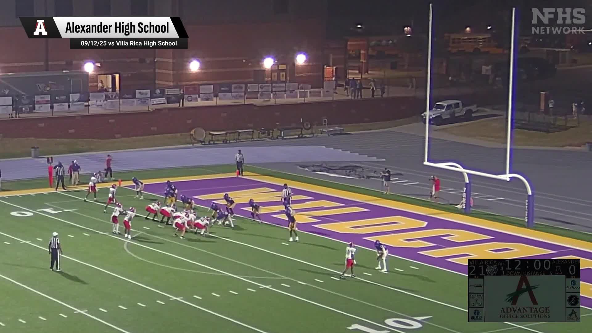 Football Recap: Alexander Takes a Loss