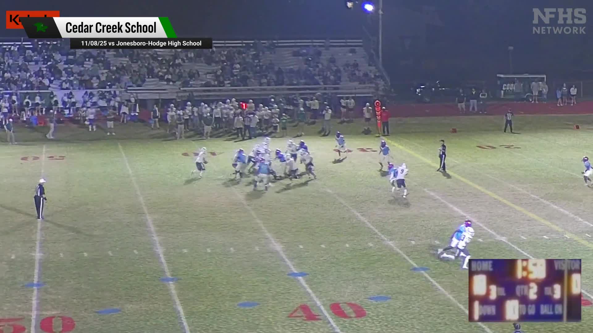 Football Recap: Cedar Creek Falls Short of St. Frederick in the Playoffs