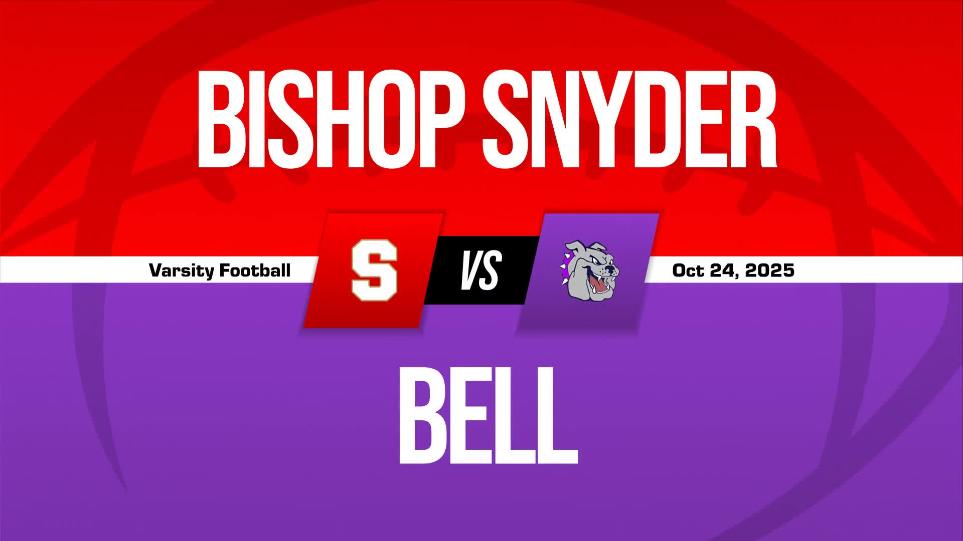 Football Recap: Bishop Snyder Takes a Tough Playoff Loss
