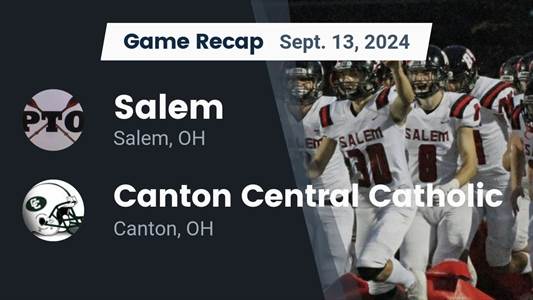 Football Game Preview: Canton Central Catholic Plays at Home