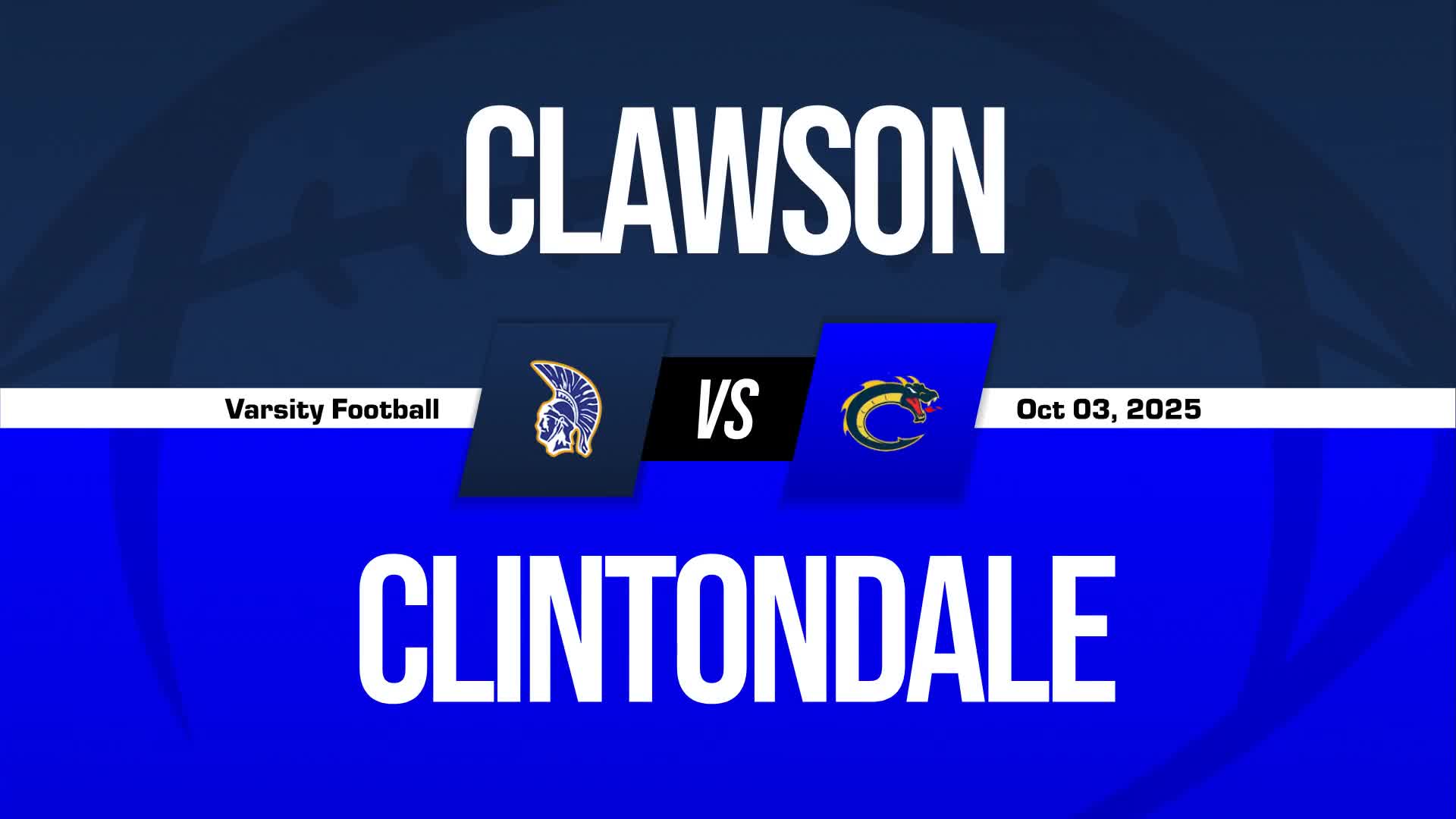 Football Recap: Clintondale Comes Up Short + How To Watch