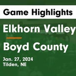 Elkhorn Valley piles up the points against Boyd County