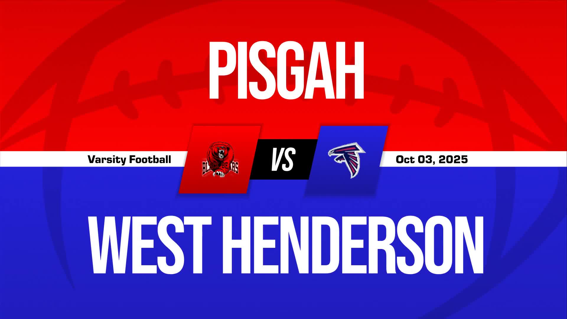 Football Game Preview: Pisgah Bears vs. East Henderson Eagles