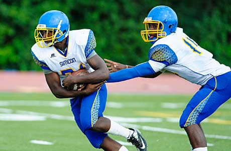 Simeon is projected to win its playoff game against Harper on Thursday.