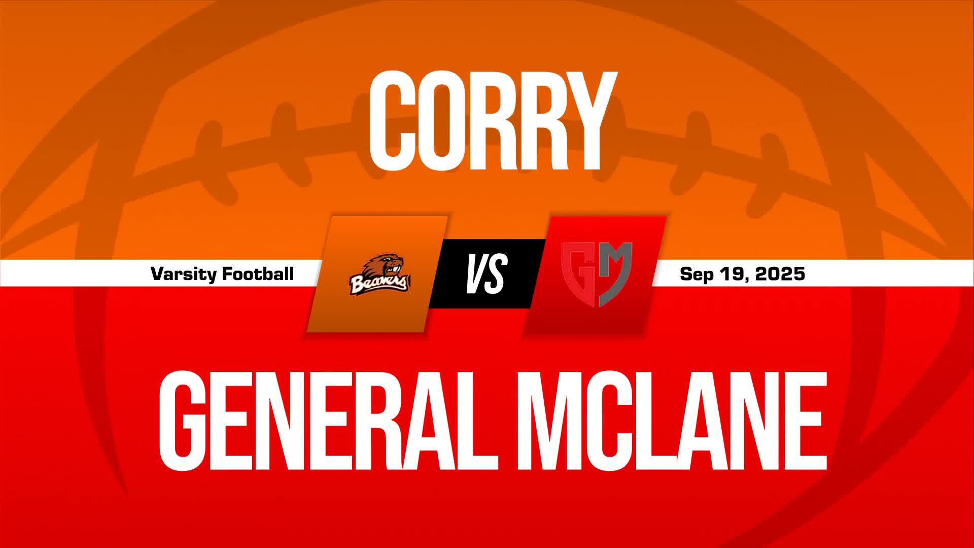 Football Recap: Make It Three in a Row for Corry