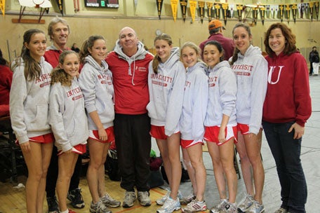 University's state title team with Jim Tracy in the middle. 