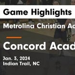Concord Academy vs. Gaston Christian