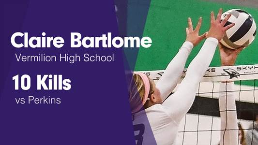 Claire Bartlome Game Report: vs Huron