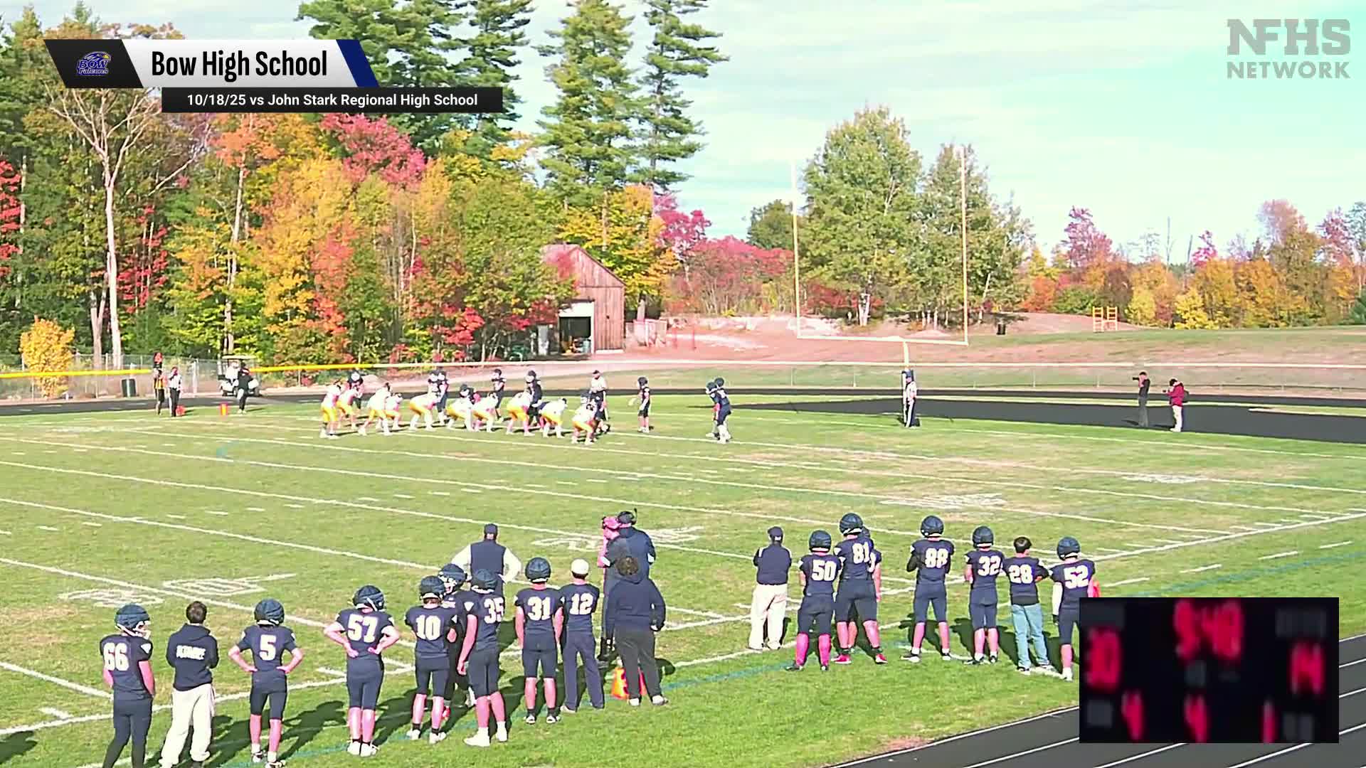 Football Recap: Bow Piles Up the Points Against Pembroke