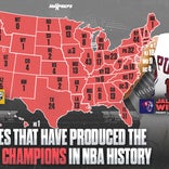 MAP: California, New York lead list of states that have produced most NBA champions