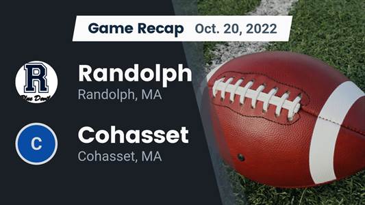 Football Game Preview: Cohasset Skippers vs. Randolph Blue Devils