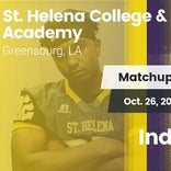 Football Game Recap: St. Helena College and Career Academy vs. I