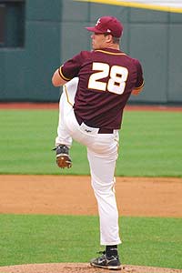 Skulina on the mound.