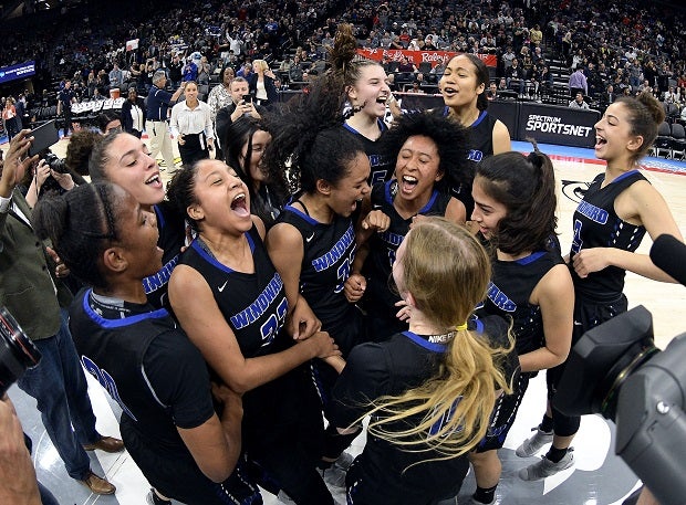Windward after winning the CIF Open Division title.