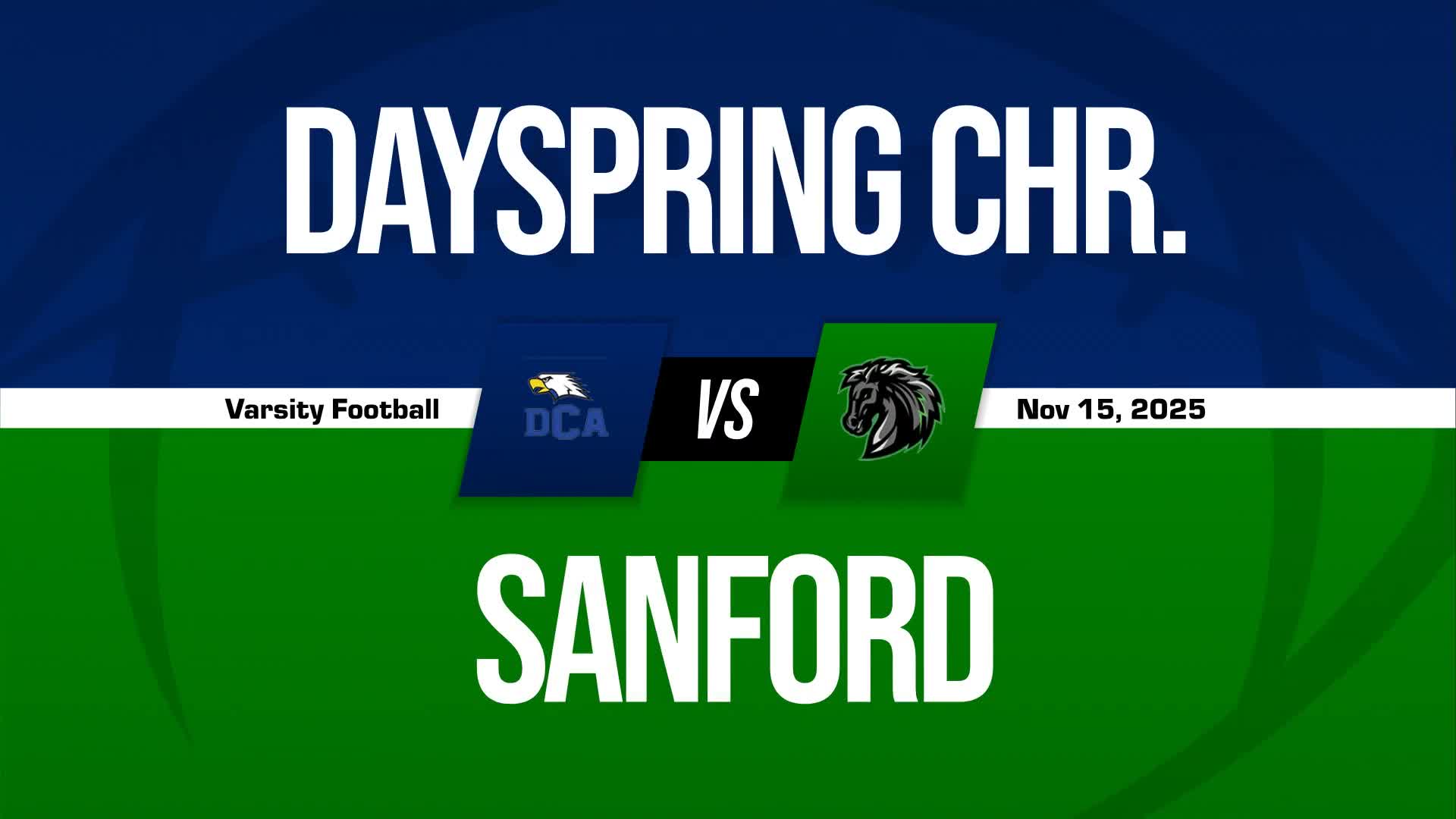 Football Game Preview: Sanford Mustangs vs. Akron Rams + How To Watch