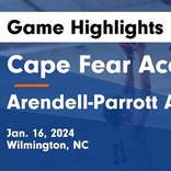 Cape Fear Academy falls despite big games from  Isaiah Gibson and  Kareem Anderson
