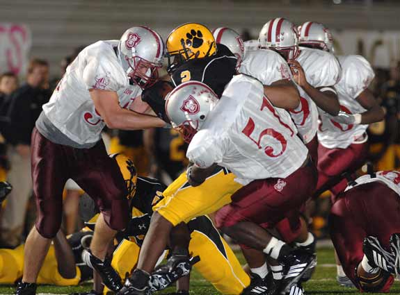 Valdosta and Lowndes will battle each other for hometown bragging rights, just like they did in this 2006 game.