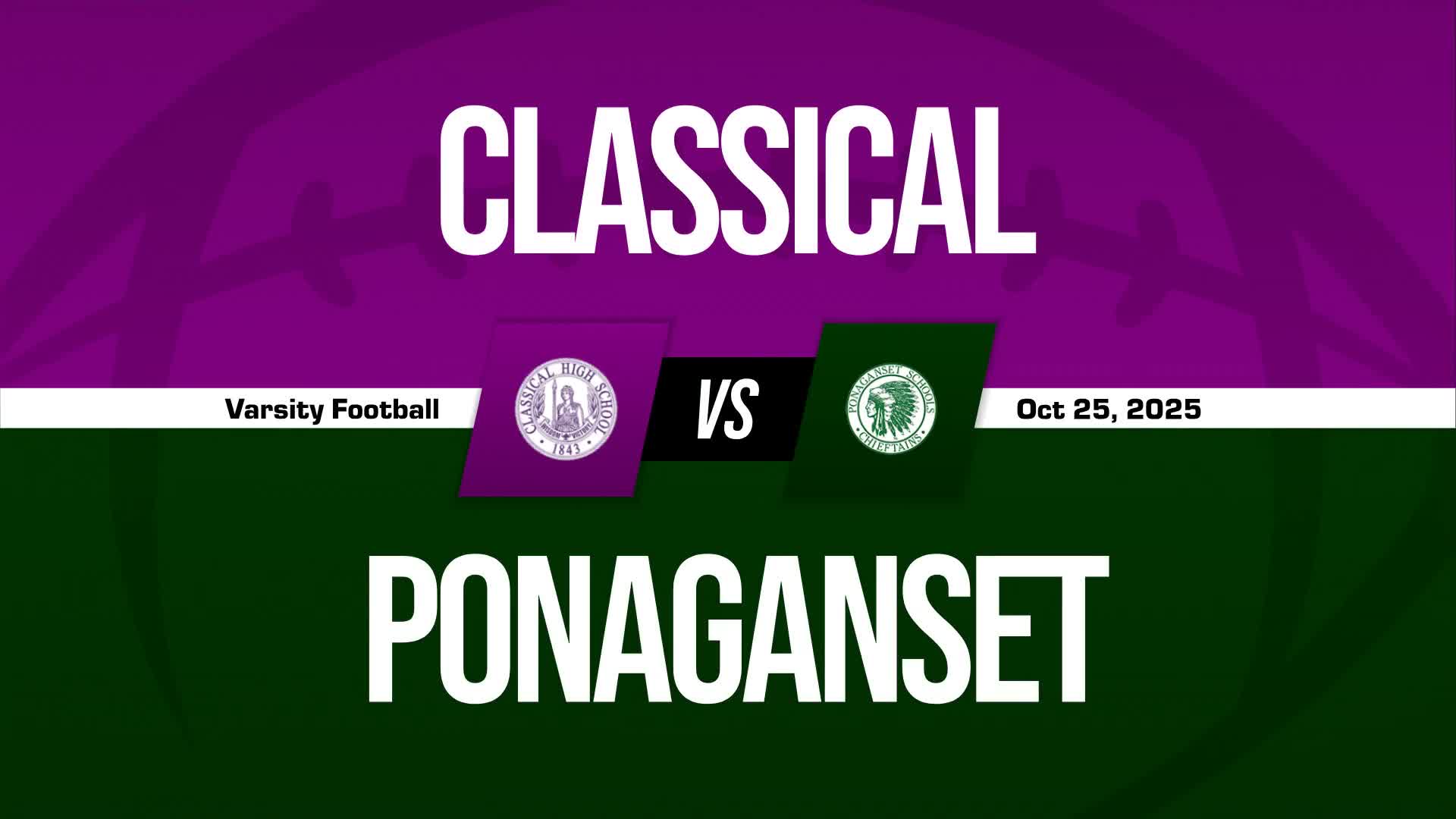 Football Game Preview: Ponaganset Chieftains vs. Pilgrim Patriots