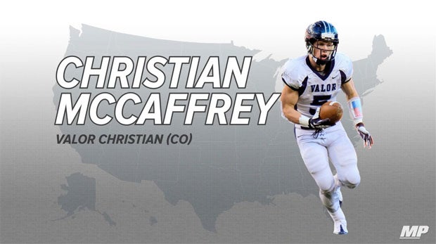 Christian McCaffrey of Valor Christian was the eighth pick overall Thursday, making him the top pick from Colorado since 2006. 