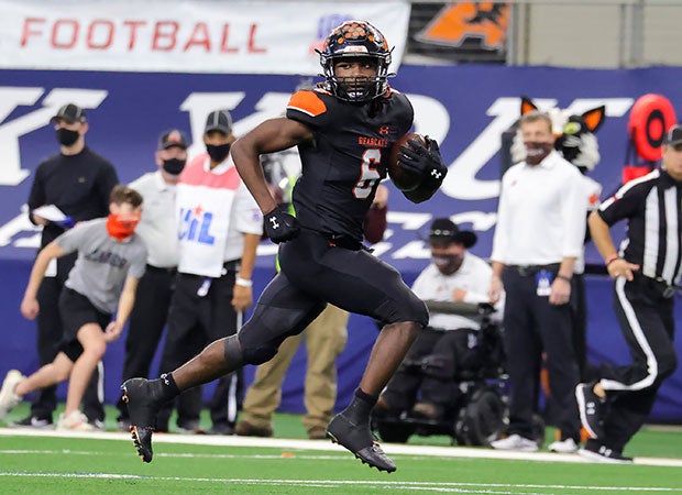 DeMarco Roberts scores one of his six touchdownns for Aledo.