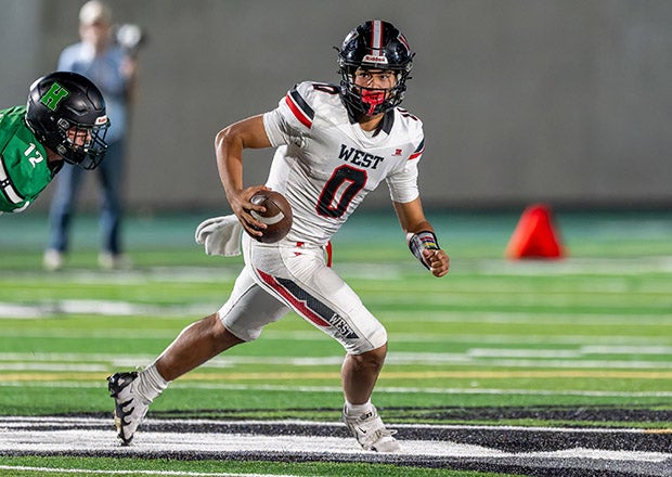 Illinois has high hopes for Utah junior Kamden Lopati, who is having a big season at West in Salt Lake City. (PHOTO: Dave Argyle)