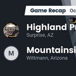 Football Game Recap: Highland Prep Honey Badgers vs. Mountainside Wolves