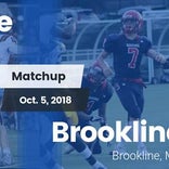 Football Game Recap: Walpole vs. Brookline