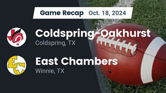 Football Recap: East Chambers Piles Up the Points Against Kirbyv