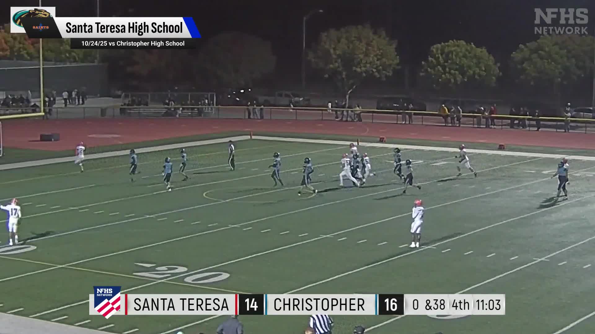 Football Recap: Make It Nine in a Row for Santa Teresa