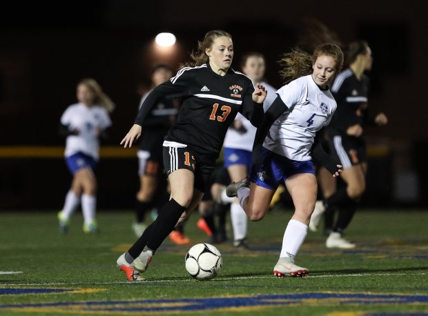 Chloe DeLyser in action last November against Geneseo in the Section 5 Class C2 final.