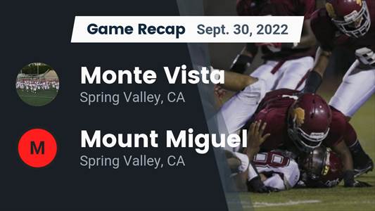 Football Game Preview: Mount Miguel Matadors vs. Monte Vista Monarchs