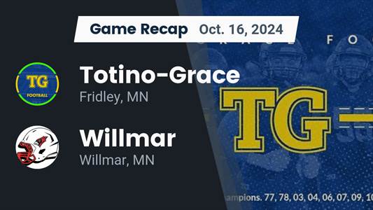 Football Recap: Totino-Grace's Punishing Run Game Keeps Rolling
