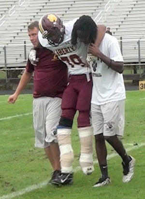 Hodges' season began successfully, but has been
interrupted by a broken prosthetic.
