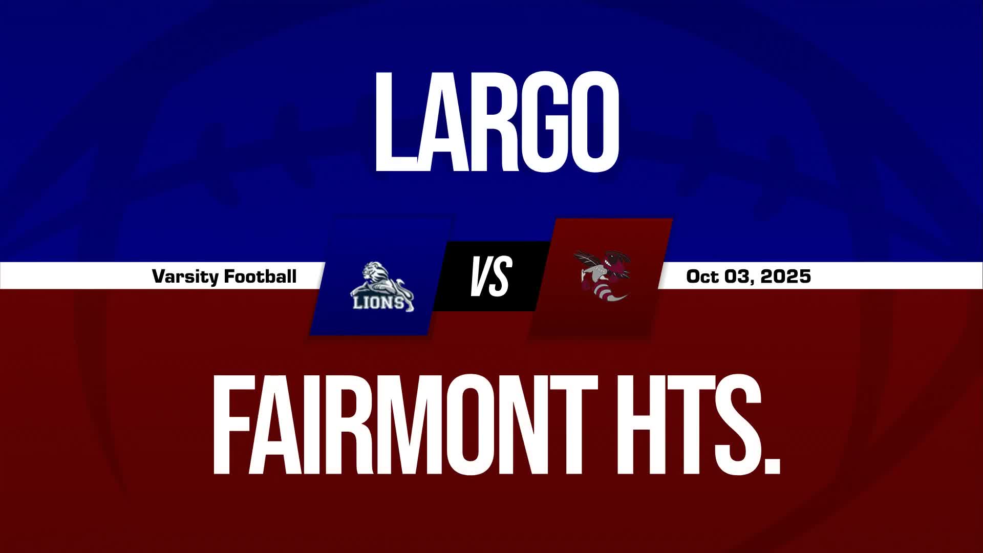 Football Recap: Largo Piles Up the Points Against Crossland