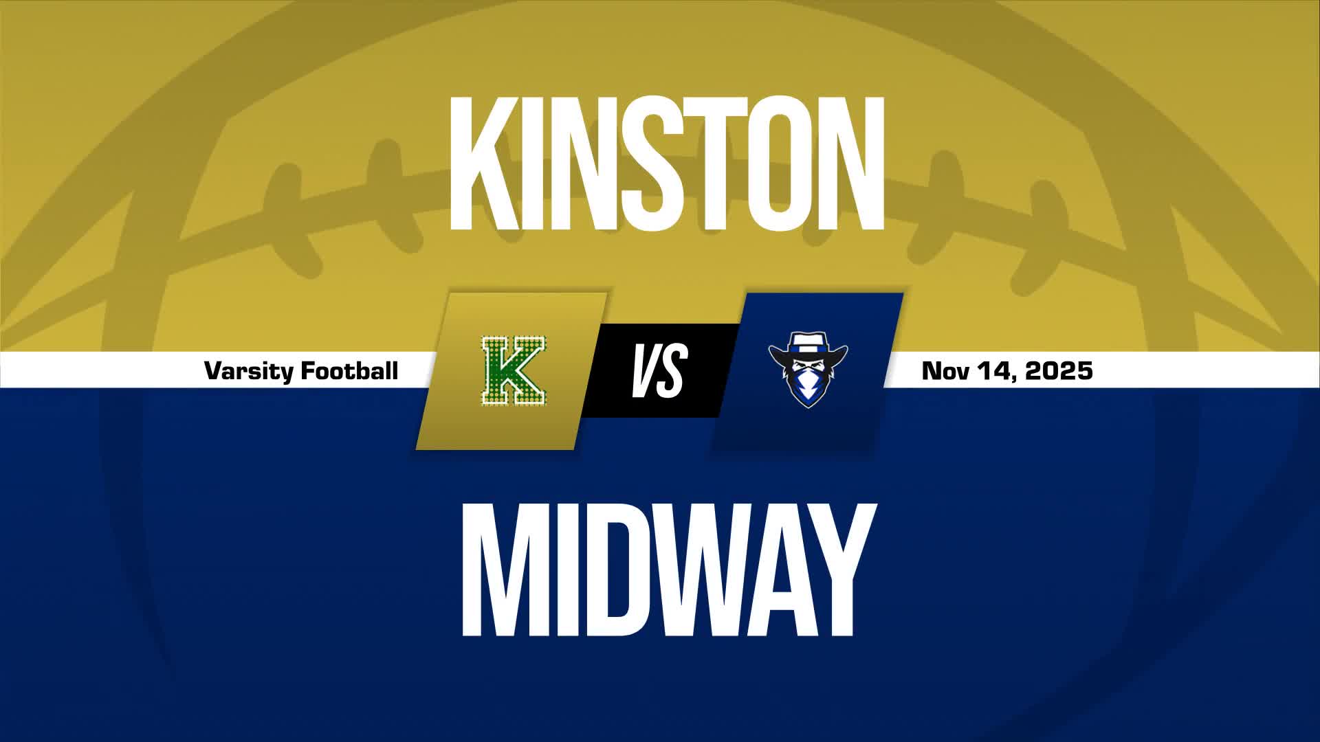 Football Game Preview: Kinston Vikings vs. James Kenan Tigers