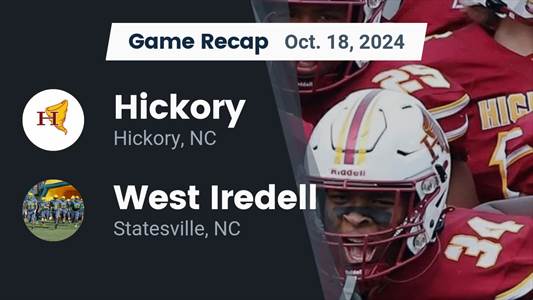 Football Recap: Hickory Beats West Iredell for Their 24th Straight  Victory