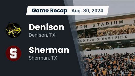 Football Recap: Denison Falls to Sherman in First Game of Season