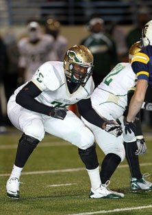 Curtis Riser, a junior, has already
made his college commitment.