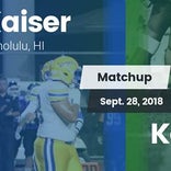 Football Game Recap: Kaimuki vs. Kaiser