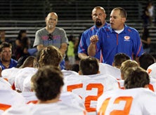 Gorman coach Tony Sanchez has
led his team to back-to-back
state crowns.