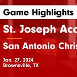 St. Joseph Academy triumphant thanks to a strong effort from  Lucas Cristiano