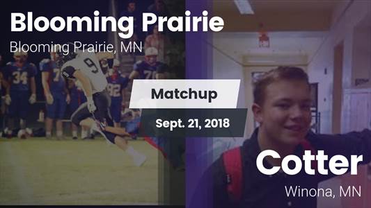 Football Game Recap: Cotter vs. Blooming Prairie