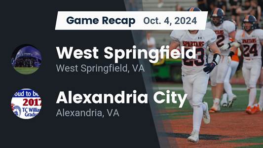 Football Game Preview: West Springfield Spartans vs. West Potoma