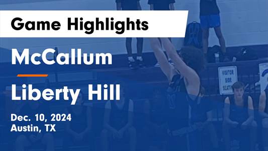 Basketball Game Preview: McCallum Knights vs. East View Patriots