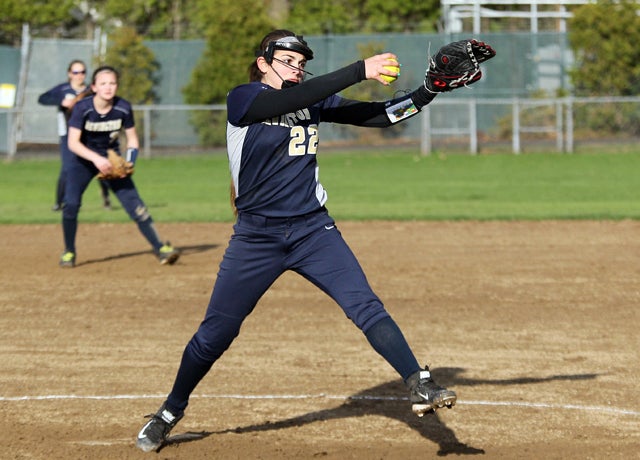 Katerina Lagace of Newington (Conn.) went 3-0 with a 0.00 ERA and 29 strikeouts, and batted .750 in being named the MaxPreps/NFCA player of the Week from the East Region.
