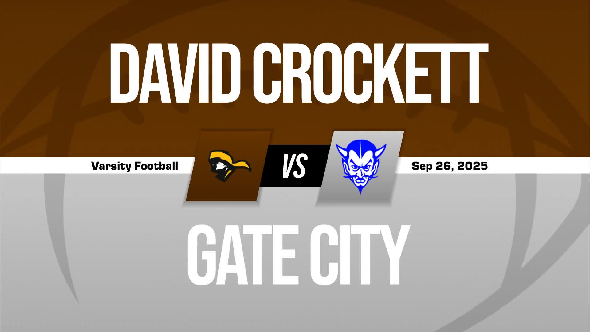 Football Recap: David Crockett Takes a Loss